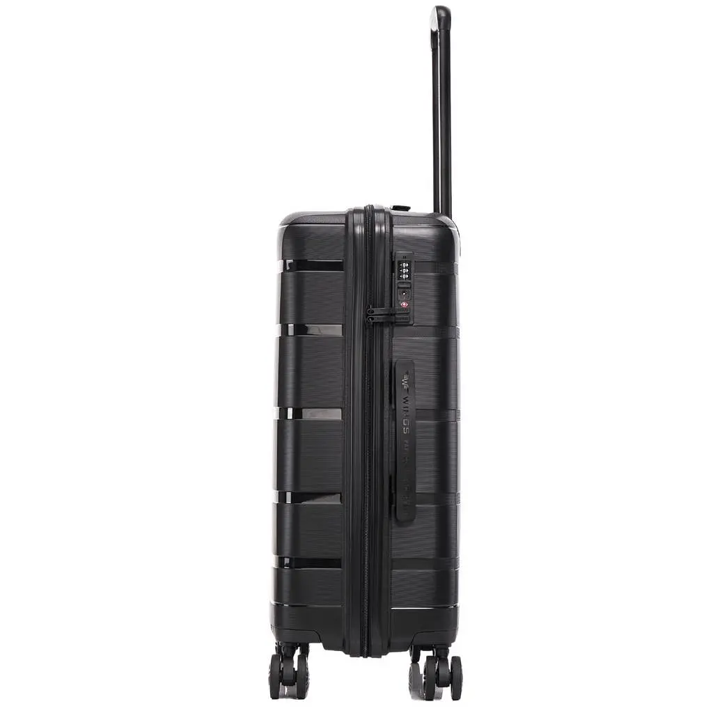 Валіза Wings HWF01 середня 63л чорна (HWF01-M-Black) - фото 4