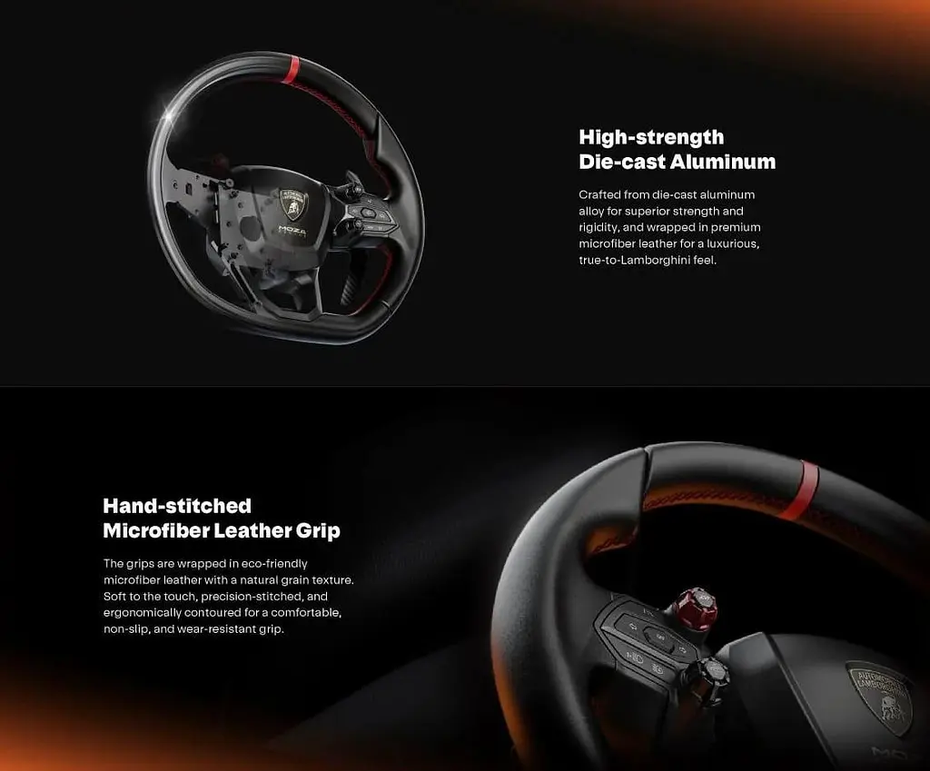 Руль MOZA Racing Lamborghini Revuelto for PC - фото 12