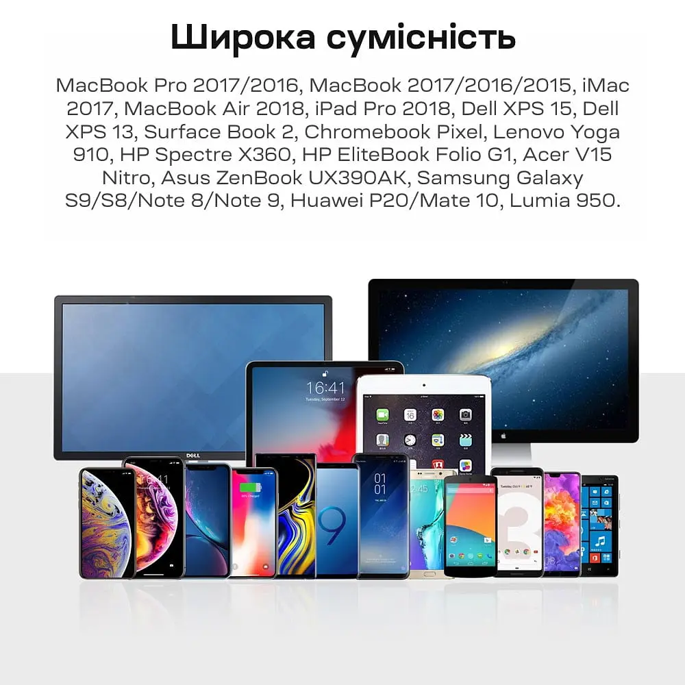 Кабель Choetech CH0021 Black USB-C to HDMI 4K\60Hz 1.8m (43-00177) - фото 10