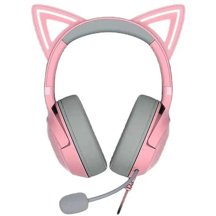 Навушники Razer Kraken Kitty V2 Quartz (RZ04-04730200-R3M1) - фото 4