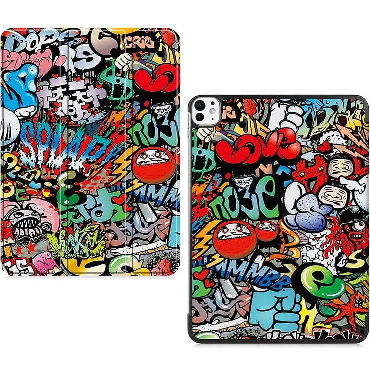 Чехол-книжка BeCover Smart Case для Apple iPad Pro 11" M4 2024 Graffiti (711637) - фото 4