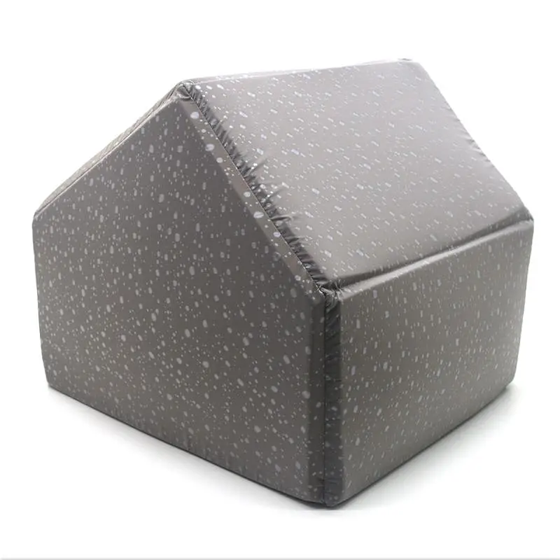 Будиночок для малих собак та котів Zoo-hunt Марсель сірий №2 45х39х40 см - фото 2