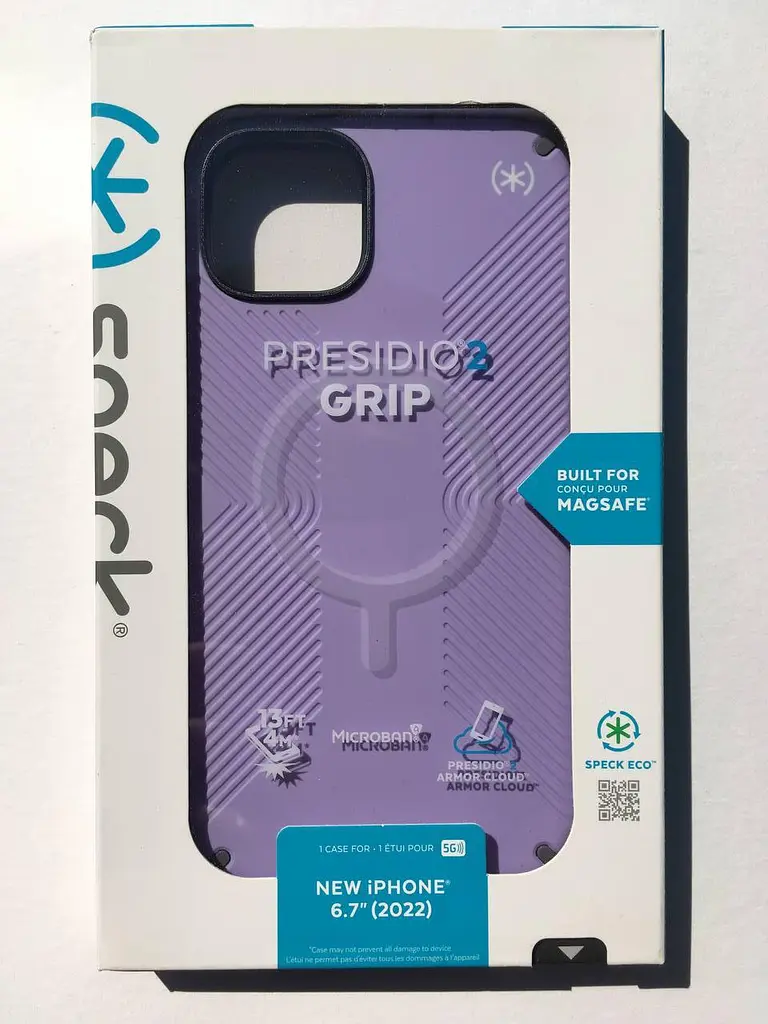 Чохол протиударний Speck Presidio2 Grip MagSafe 150117-9979 для iPhone 14 Plus/15 Plus (6.7") Purple - фото 2