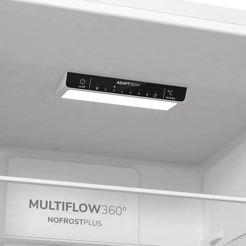 Холодильник з нижньою морозильною камерою Gorenje NRK6201EW4 200х60х60см 2 двері 235 (96) л А+ Total NF Зона свіжості білий - фото 9
