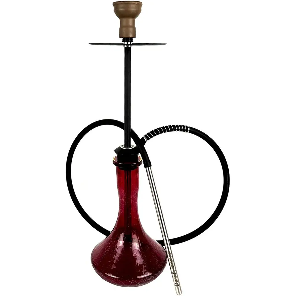 Кальян Tiaga Hookah Classic Black Craft Crash Red - фото 2