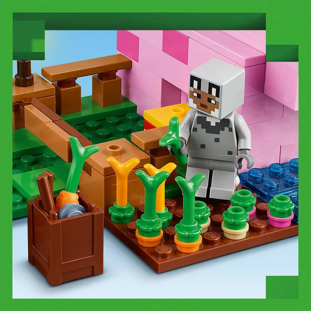 Конструктор LEGO Minecraft Дом для поросят 238 деталей (21268) - фото 9