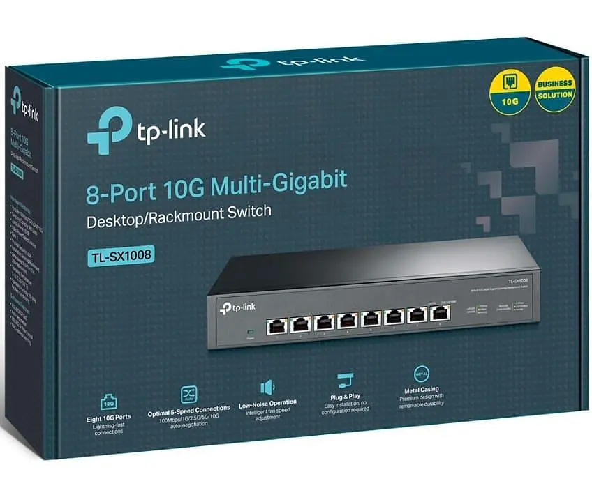 Комутатор TP-Link TL-SX1008 (TL-SX1008) - фото 5