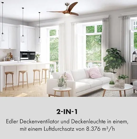 Потолочный вентилятор Klarstein Monteverde (10035788) - фото 3