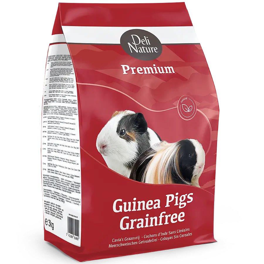 Беззерновий корм для морських свинок Deli Nature Premium Guinea pigs GrainFree Делі Натюр повнораціонний 3 кг