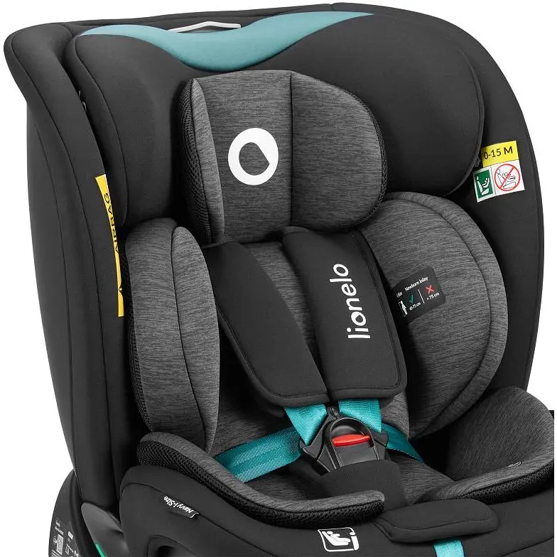 Автокресло Lionelo Navy I-Size black turquoise (LO-NAVY I-SIZE BLACK TURQUOISE) - фото 10