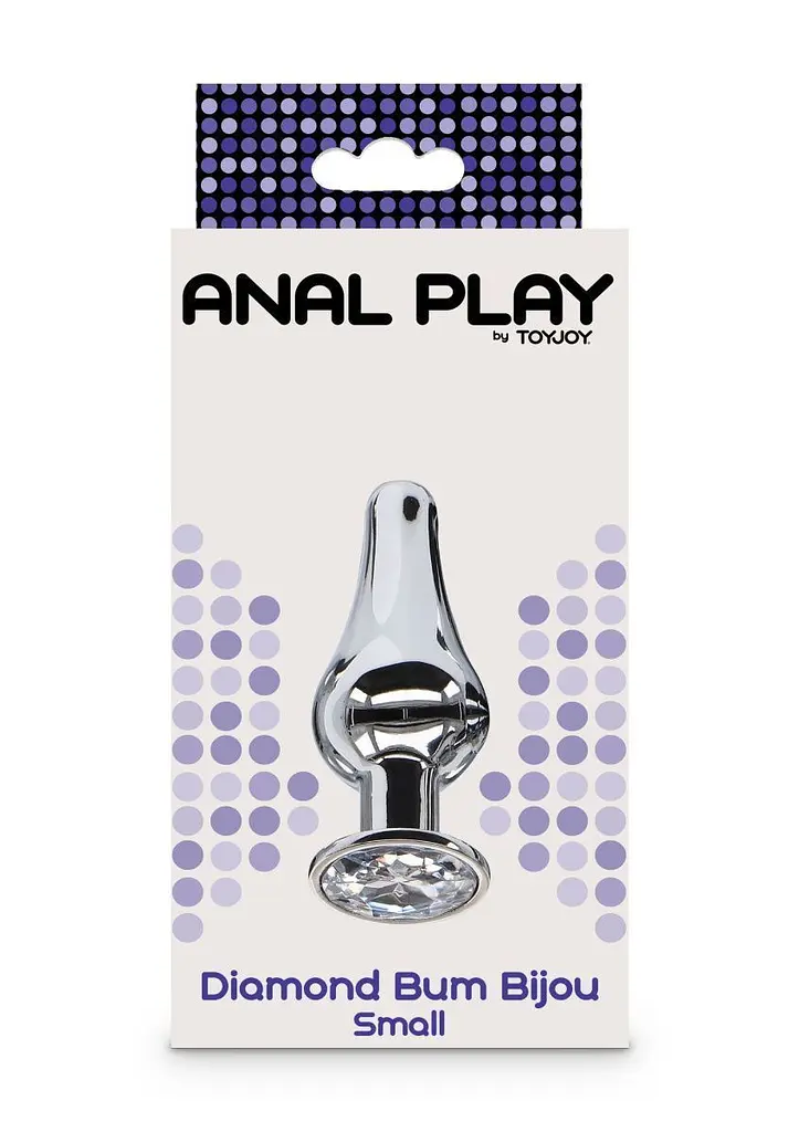 Анальна пробка Toy Joy Small Diamond Bum Bijou, 7х3 см - фото 5