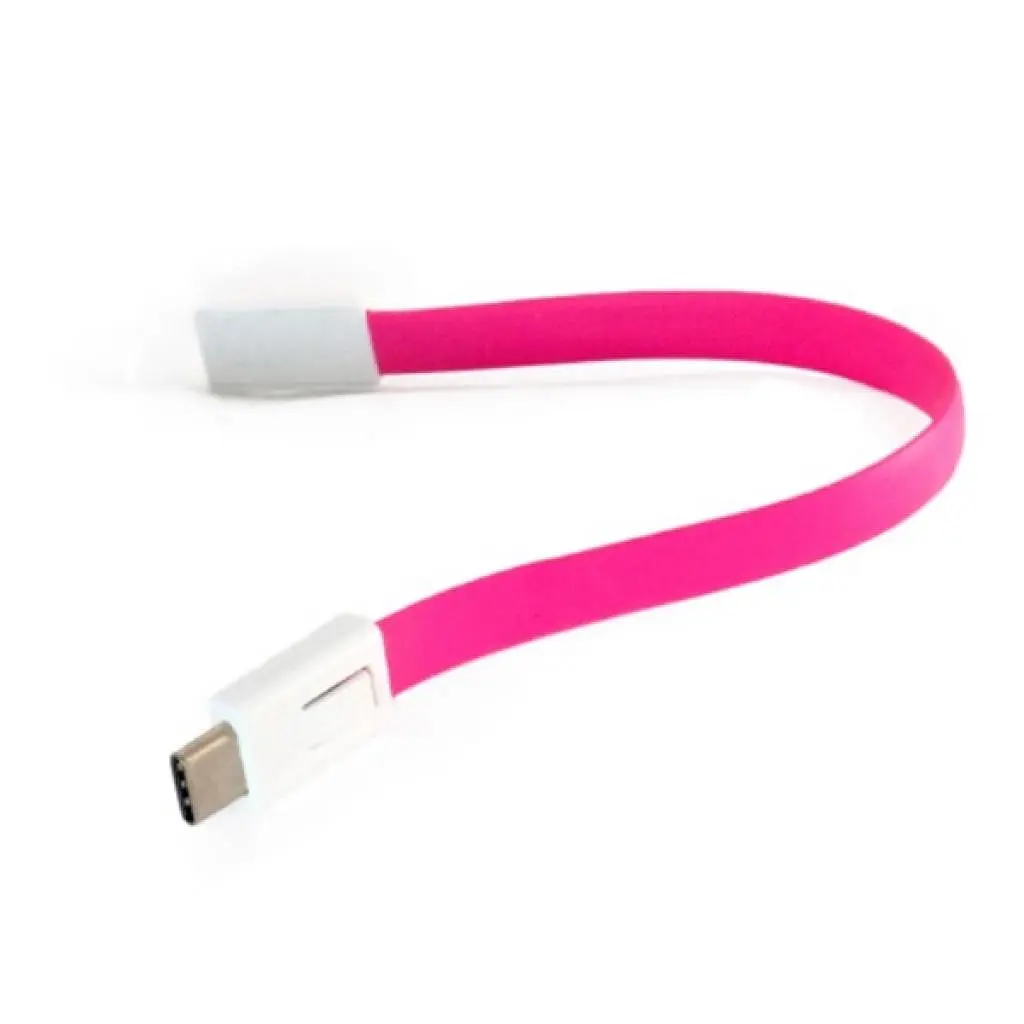 Дата кабель USB 2.0 AM to Type-C 0.18m pink Extradigital (KBU1788) - фото 4