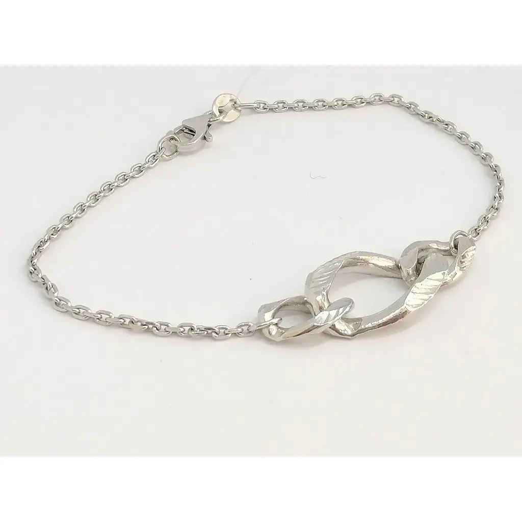 Срібний браслет Qvaliz. 905-PL129 17,5 - фото 2