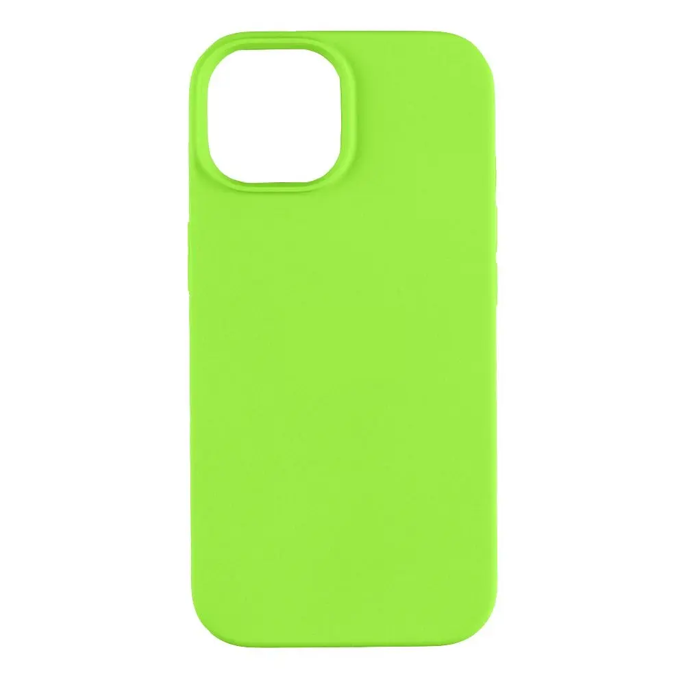 Чохол Space Silicone Case Full Size AA Apple iPhone 15 Shiny green