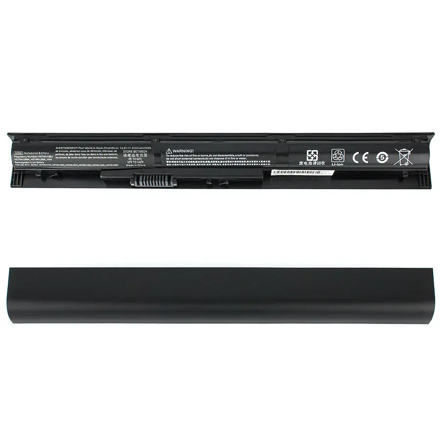 Батарея Hewlett Packard для ноутбука HP VI04 (ProBook 440 445 450 455 Envy 14 15 17 series) 14.8V 2200mAh Чорний - фото 2