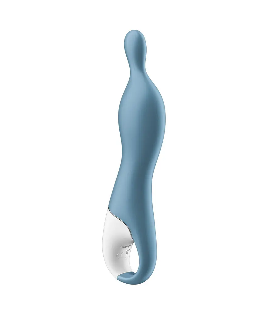 Вібратор Satisfyer A-Mazing 1 21.7 см блакитний - фото 6