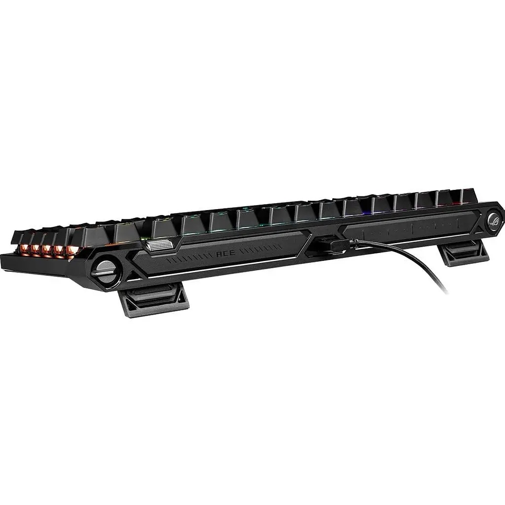 Клавиатура ASUS ROG Falchion Ace 75 HE HFX V2 Magnetic Switches USB-A EN RGB Black (90MP047H-BKUA20) - фото 7
