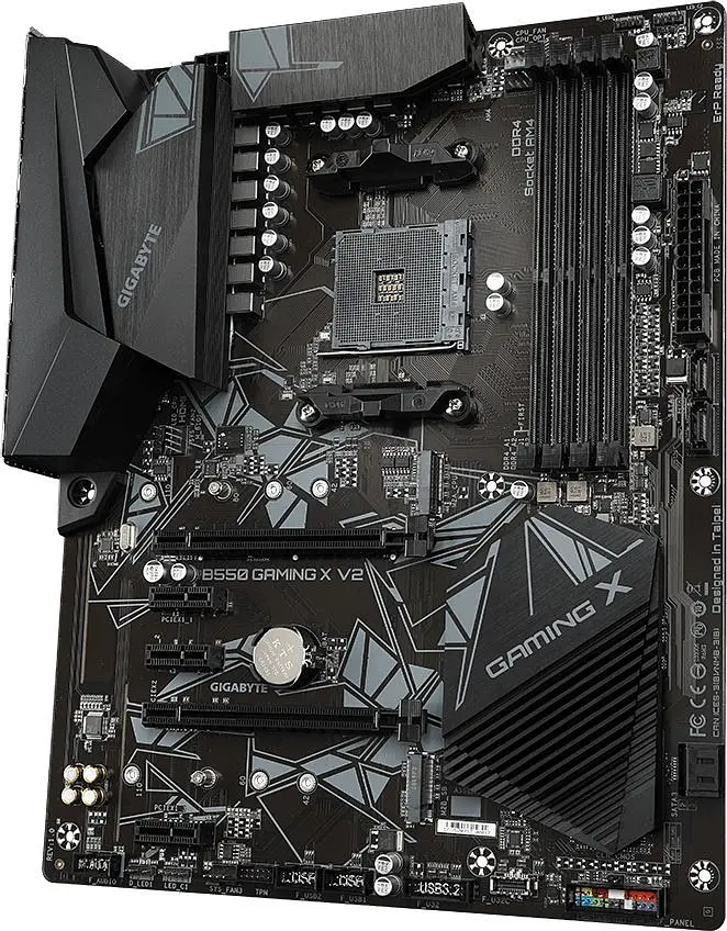 Материнская плата Gigabyte B550 Gaming X V2 (B550 GAMING X V2) (Socket AM4, AMD B550, ATX) Б/у - фото 8