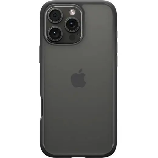 Прозрачный чехол Spigen Ultra Hybrid Matte Black для iPhone 16 Pro Max (ACS07996) - фото 4