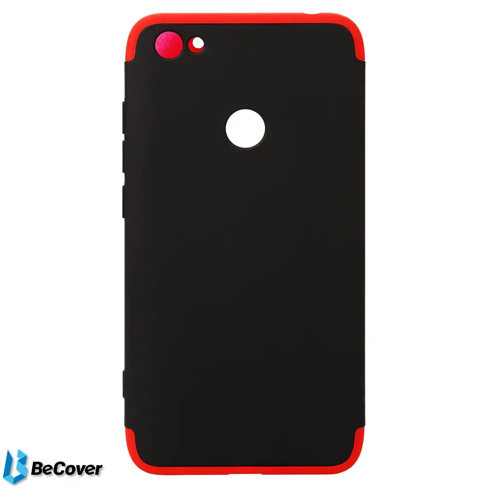 Панель BeCover Super-protect Series для Xiaomi Redmi Note 5A Black-Red (701870) - фото 2