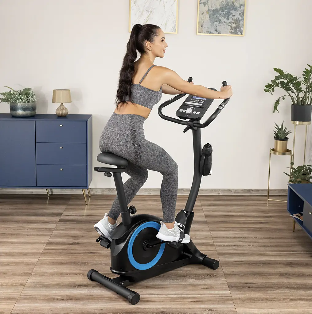 Велотренажер Gymtek XB3000 електромагнітний синій - фото 16