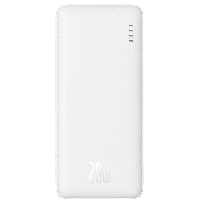 Портативний ЗП Power Bank Baseus Airpow OS 20W 10000 mAh (PPQD09000) White - фото 4