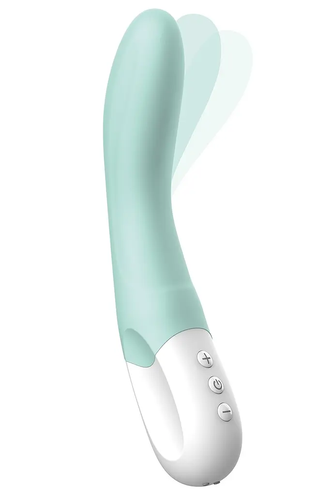 Вібратор Liebe Pleasure Toys Bend-It 22 см м'ятний - фото 2