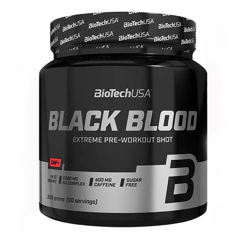 Передтренувальний комплекс BioTech Black Blood CAF +, 300 грам - Кола