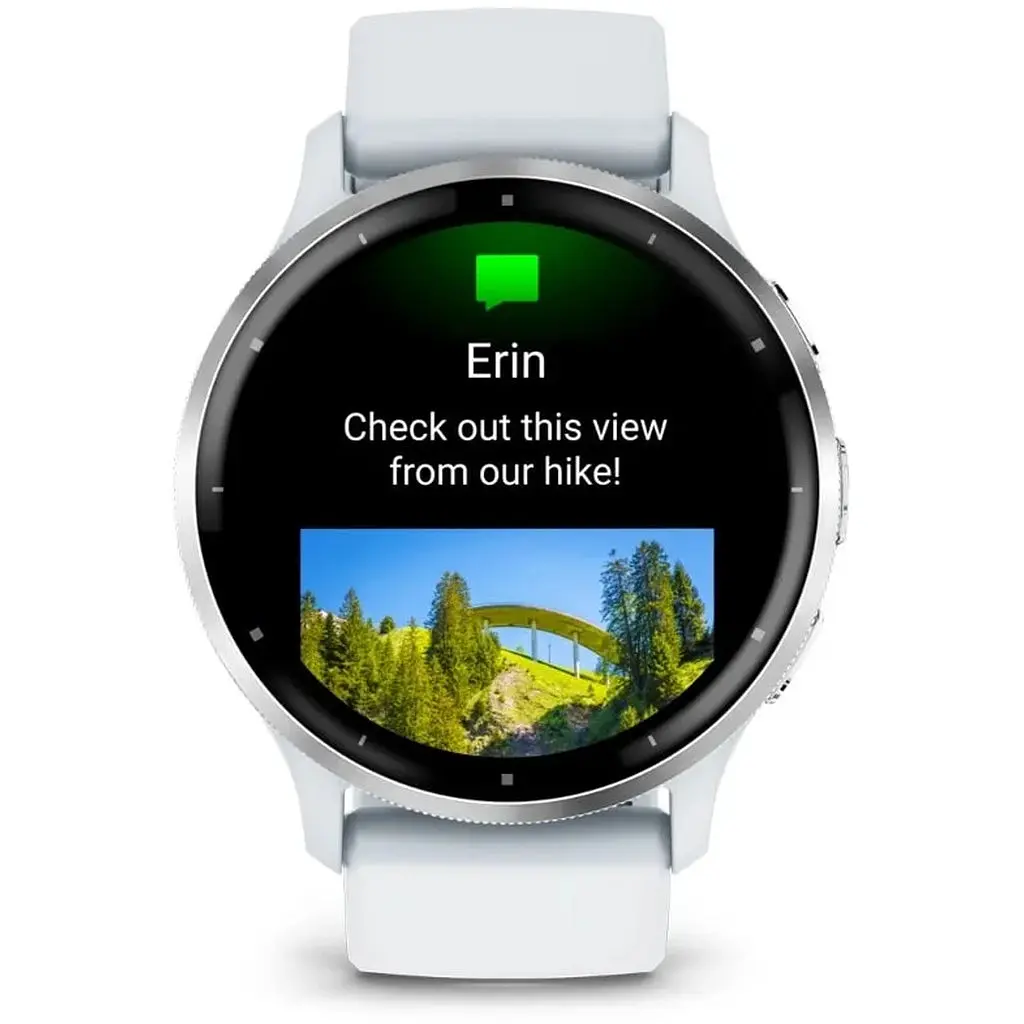 Смарт-годинник Garmin Venu 3 Silver Stainless Steel Bezel with Whitestone Case and Silicone Band (010-02784-50) - фото 4