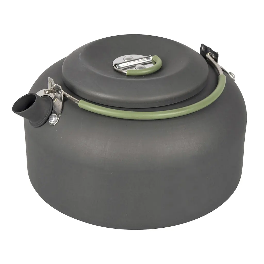 Чайник Bo-Camp Hard Anodized 1.4L Anthracite/Green (2200410), Сірий - фото 2