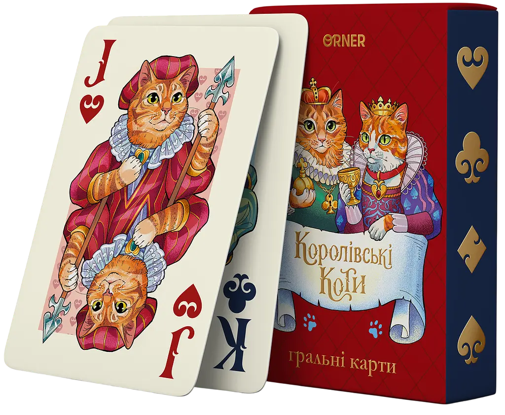 Карти для гри «Королівські коти»