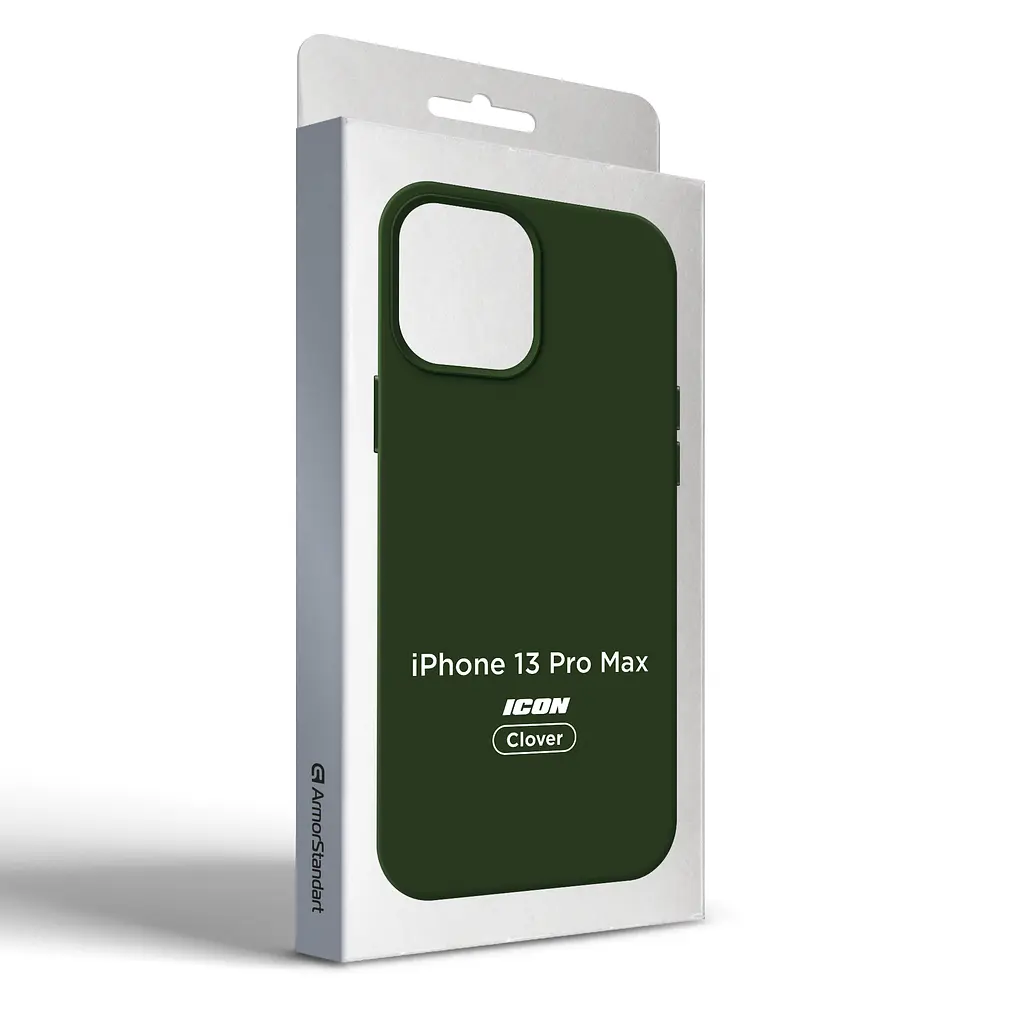Силиконовый чехол для Apple iPhone 13 Pro Max, ICON2 Case, зеленый, противоударный, панель, защита всего корпуса, матовая поверхность Soft Touch, выступает над дисплеем, совместим с защитными стеклами и пленками, с микрофиброй - фото 9