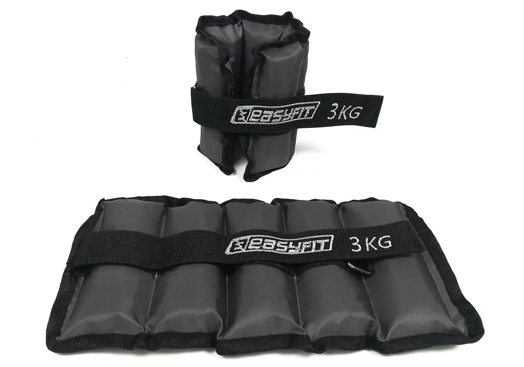 Обтяжувачі для ніг та рук з металом EasyFit Metal 3 кг (пара) (EF-AWTМ-300) - фото 3