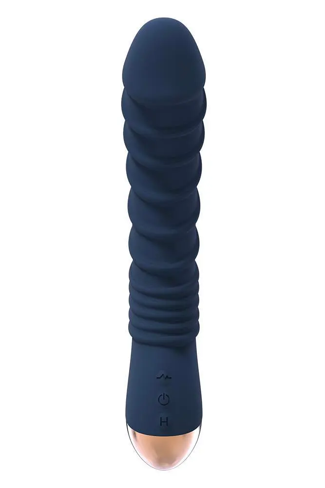 Вибратор Dreamtoys Goddess Collection Aeolus 21 см синий - фото 2
