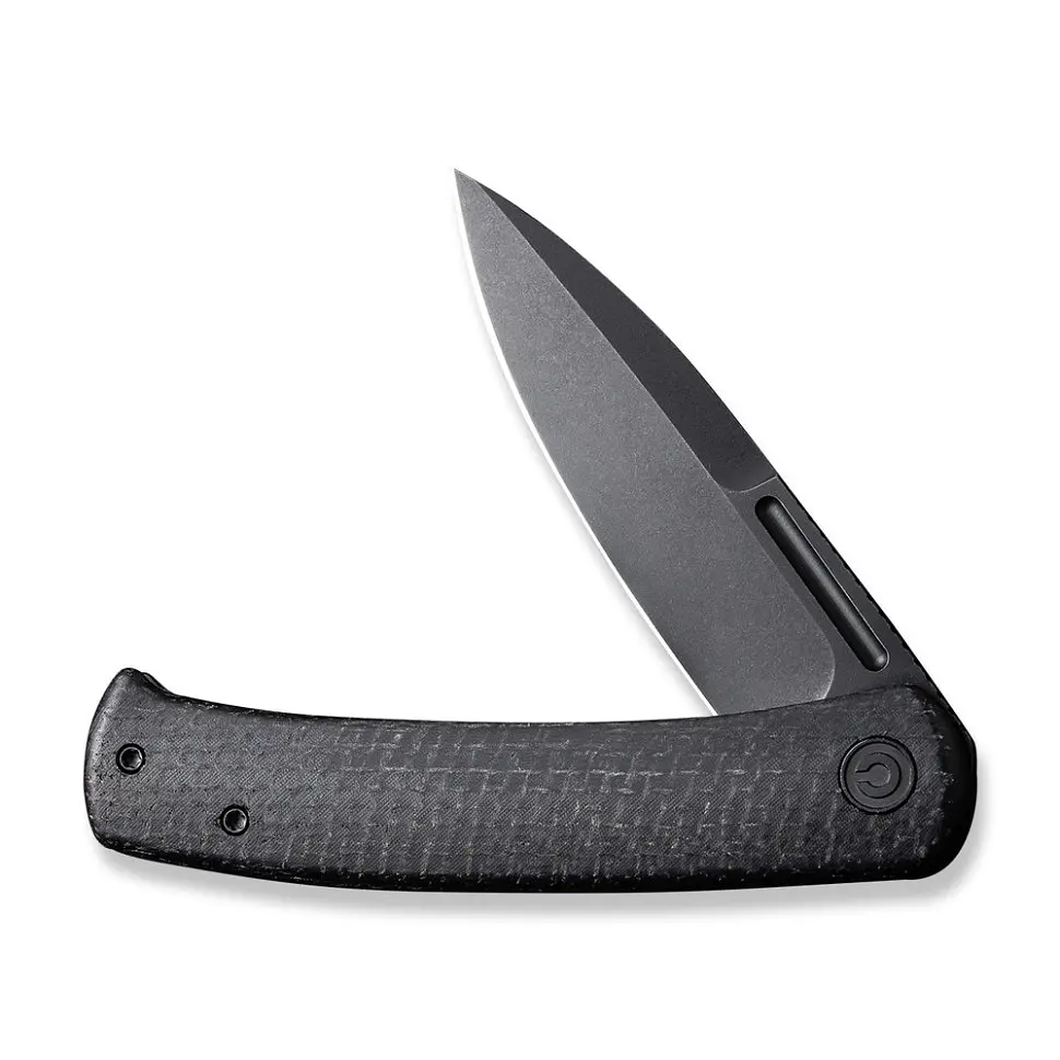 Ніж складаний туристичний Civivi Caetus Flipper, (8.8 см) Damascus/карбоновий Fiber - фото 3