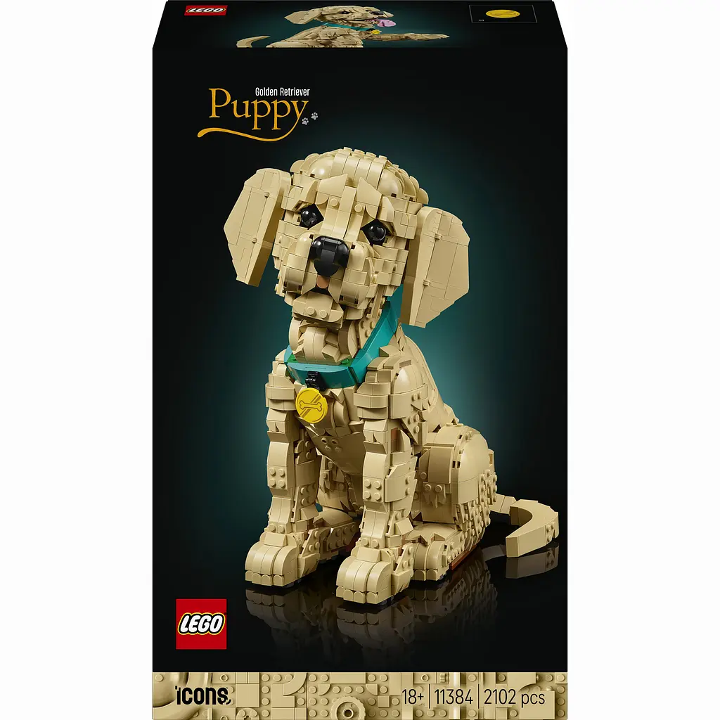 Уцінка. Конструктор LEGO Icons Цуценя золотистого ретривера 2102 деталі (11384) - фото 13
