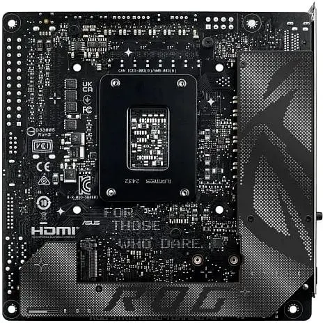 Материнская плата Asus Rog Strix B860-I Gaming WIFI s1851 B860 2xDDR5 M.2 DP HDMI USB Type-C Wi-Fi BT mITX - фото 7