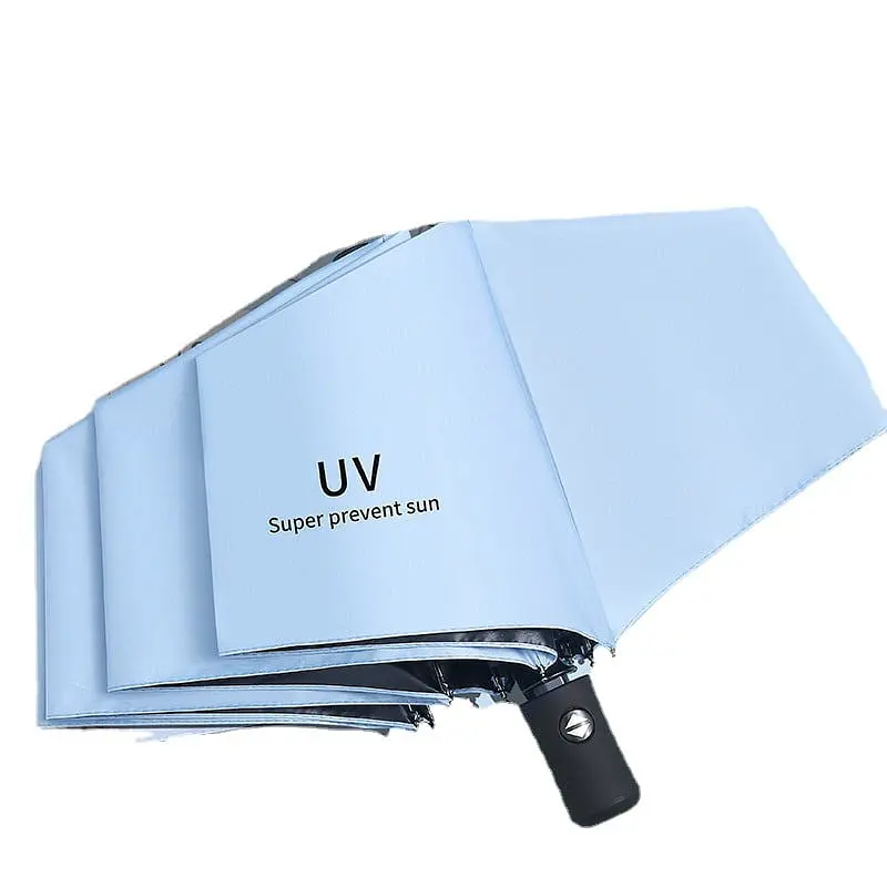 Парасолька автомат від дощу блакитна 95см (1008819-LightBlue) - фото 4