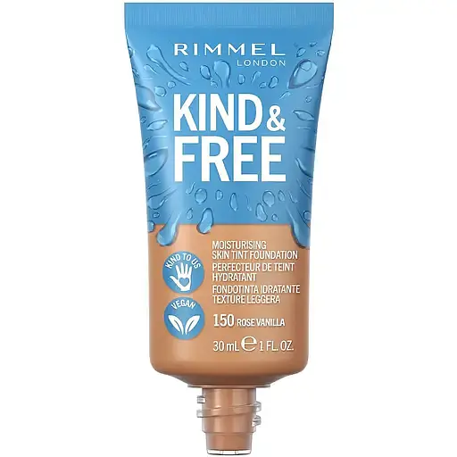 Тональна основа-тінт Rimmel Kind & Free відтінок 150 (Rose Vanilla) 30 мл - фото 2