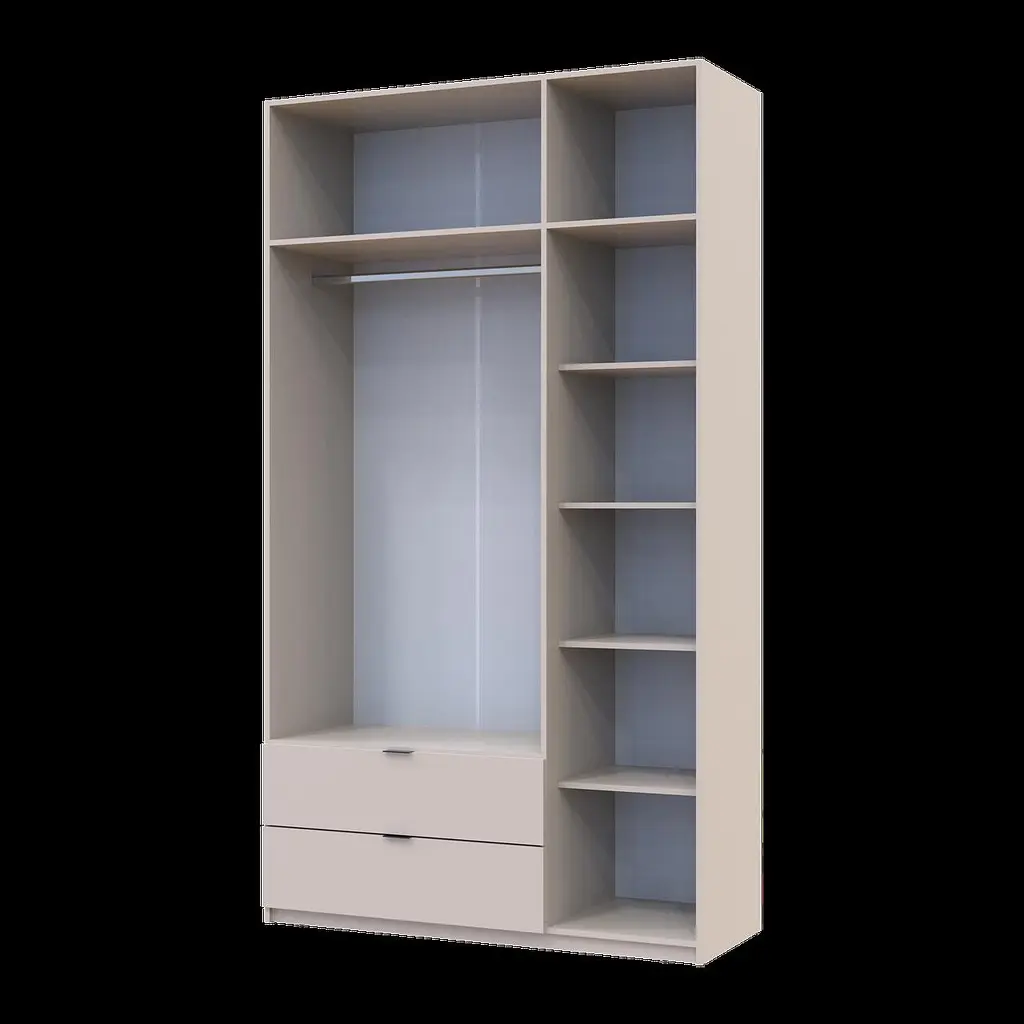 Распашный Шкаф для одежды Doros Лукас Кашемир 3ДСП 135х50х240 (80737802) - фото 5