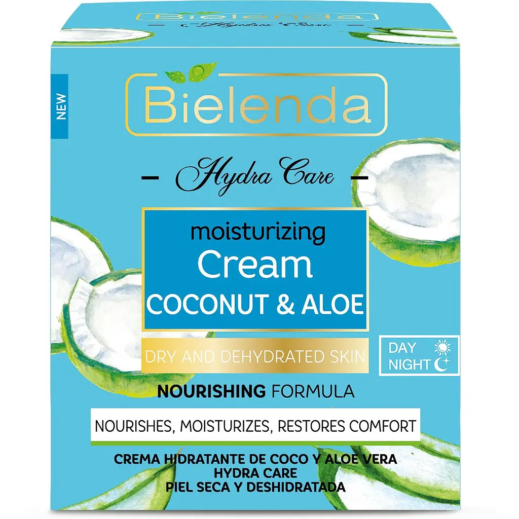 Крем для обличчя Bielenda Hydra Care кокос та алое зволожуючий 50 мл - фото 5