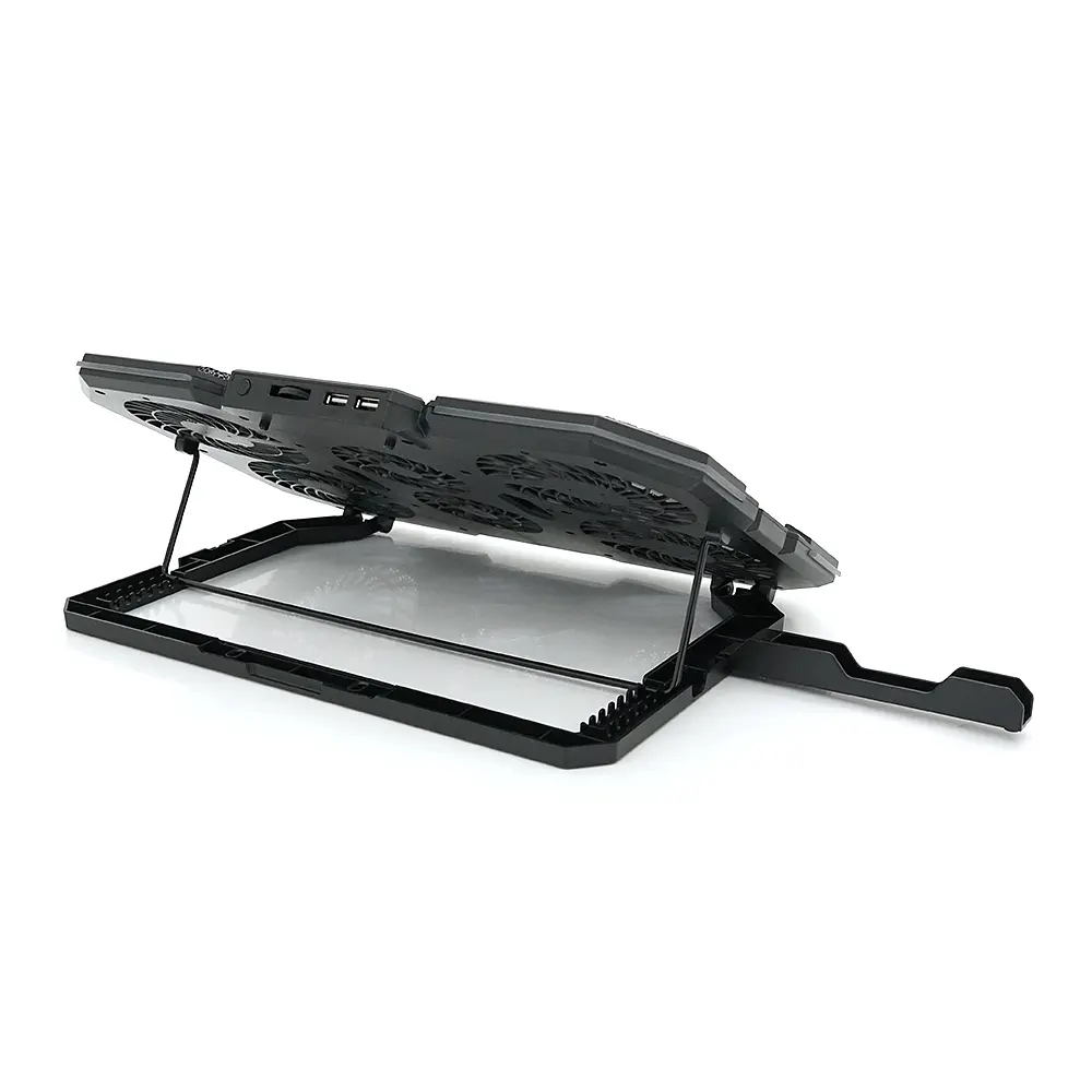 Підставка для ноутбука IceCoorel N6, 14-18", 4*95mm 1200±10% RPM + 2*70mm 2500±10 %RPM, 2xUSB2.0 + підставка для мобільного телефону - фото 2