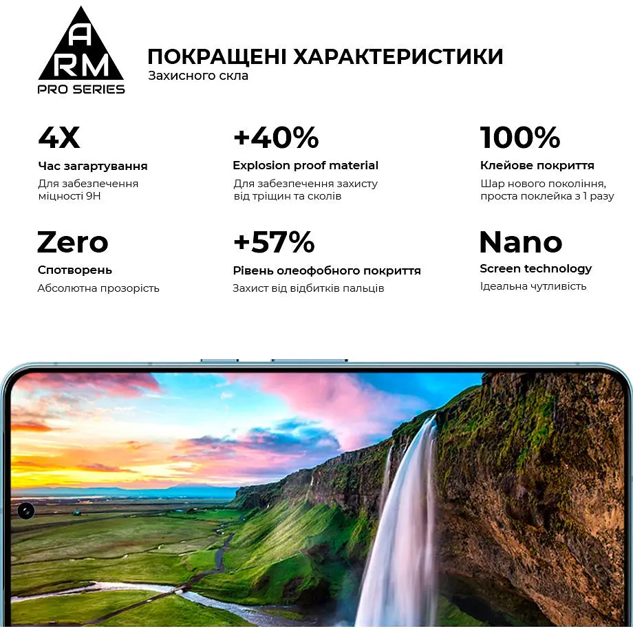Захисне скло ArmorStandart Full Pro Glass для Google Pixel 8 Pro Black (ARM72908) [106036] - фото 3