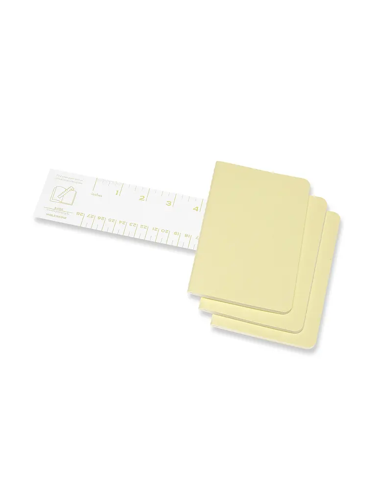 Записник Moleskine Cahier кишеньковий, Нелінований Ніжний Жовтий (CH013M23) - фото 2