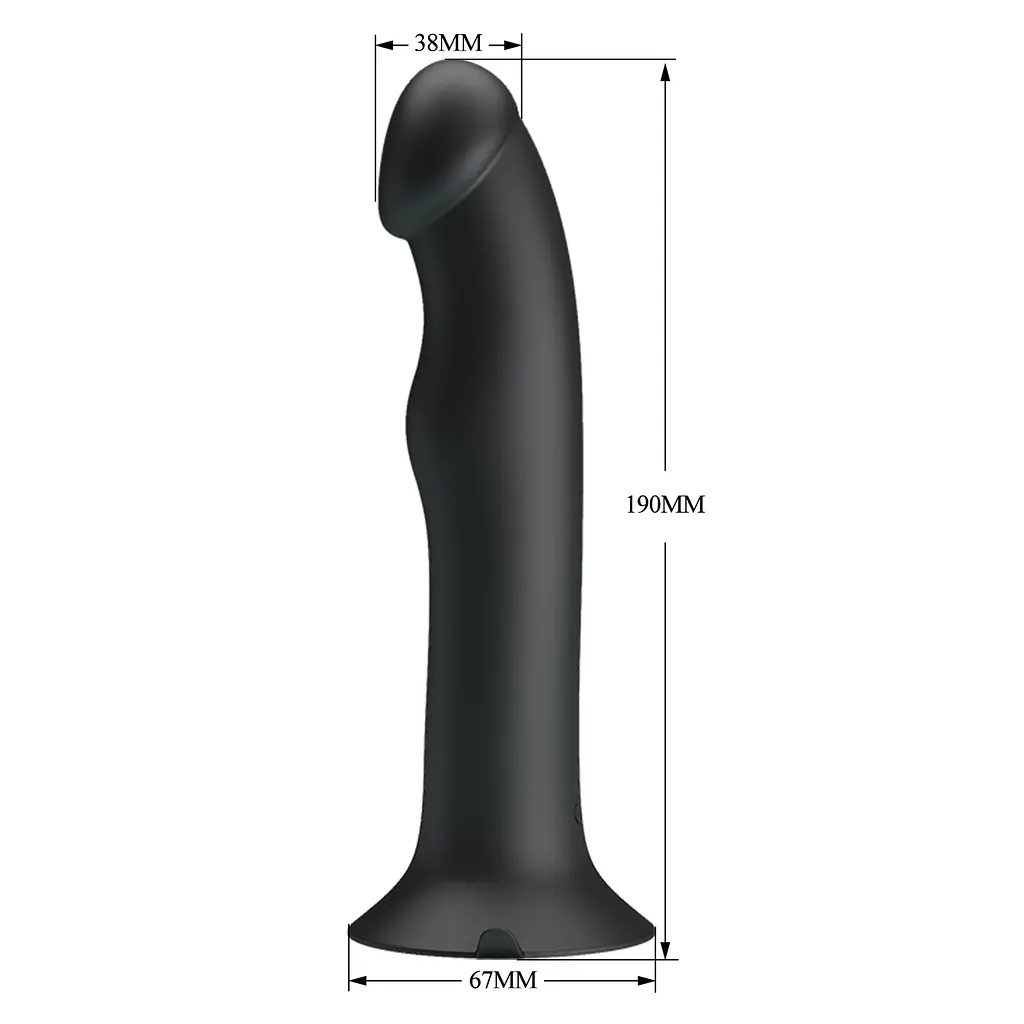 Вибратор PRETTY LOVE Murray BLACK, 12 vibration functions 12 pulse wave settings Suction base PRETTY LOVE BI-014952 98783 - фото 5