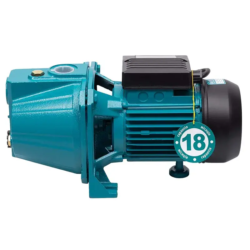 Насос відцентровий самовсмоктуючий 1.1кВт Hmax 55м Qmax 60л/хв AQUATICA JETa100 (775093) - фото 2