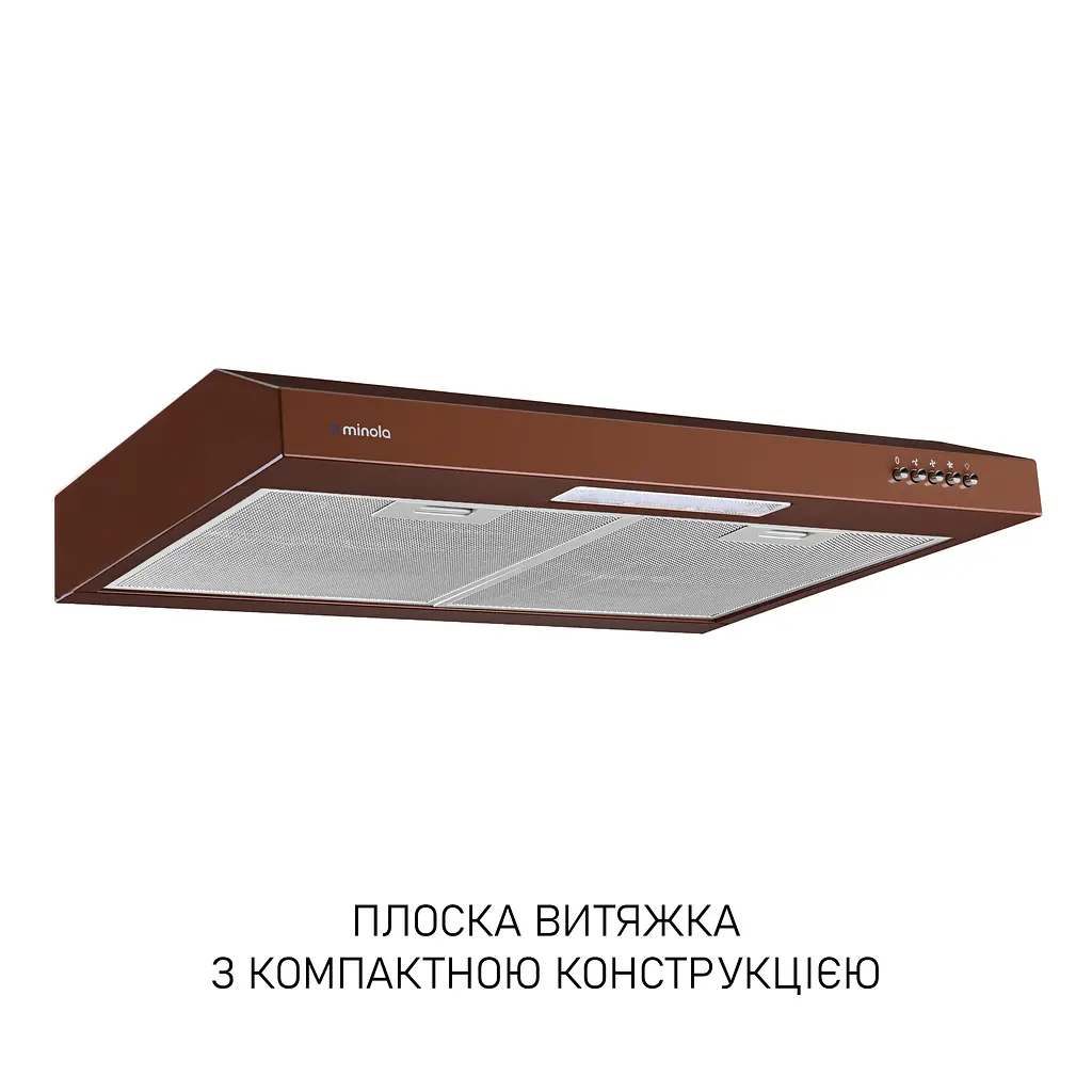 Витяжка плоска Minola HPL 612 BR - фото 2