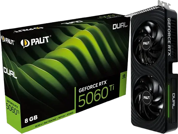Відеокарта GeForce RTX 5060 Ti 8GB Palit Dual (NE7506T019P1-GB2062D) - фото 4