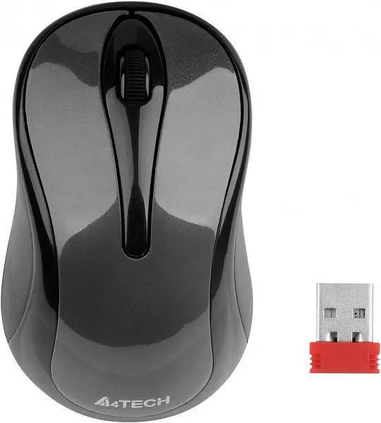 Миша A4Tech G3-280A Wireless grey - фото 4