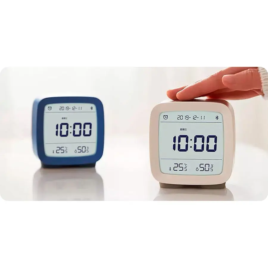 Часы-термогигрометр Qingping Bluetooth Alarm Clock Blue (CGD1) [44863] - фото 2
